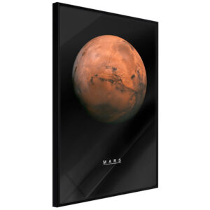 ARTGEIST Plakat med ramme - The Solar System: Mars Guld 30x45