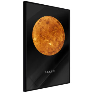 Artgeist Plakat Med Ramme - The Solar System: Venus Guld 20X30 -> Køb online nu