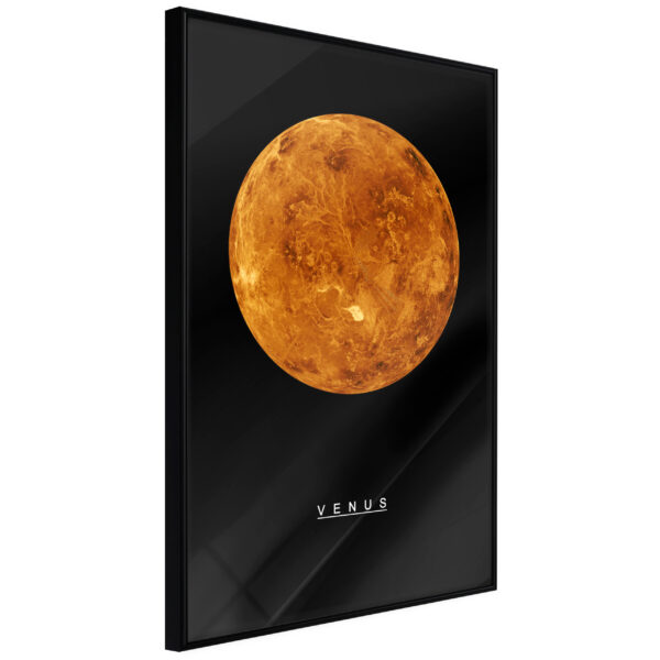 Artgeist Plakat Med Ramme - The Solar System: Venus Guld 20X30 -> Køb online nu