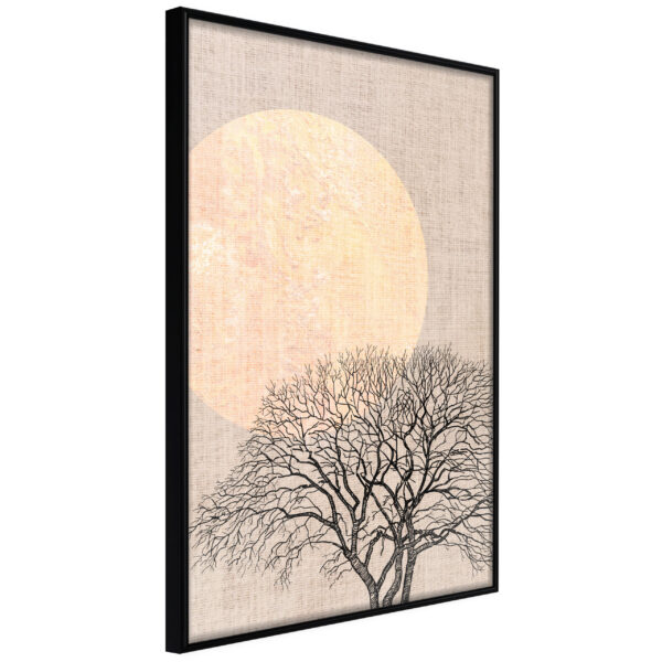 ARTGEIST Plakat med ramme - Tree in the Morning Guld 20x30