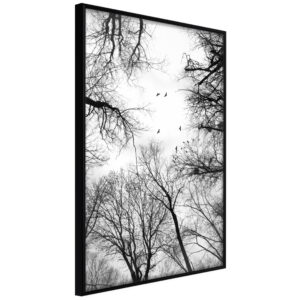 ARTGEIST Plakat med ramme - Treetops Guld 20x30