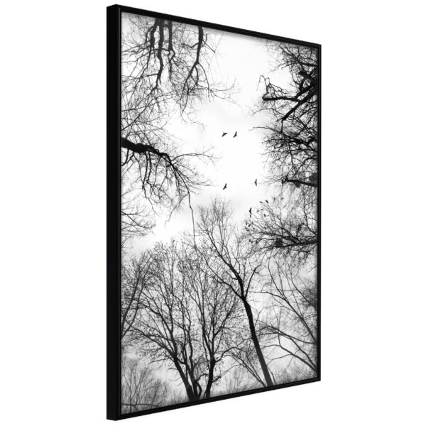 ARTGEIST Plakat med ramme - Treetops Guld 30x45