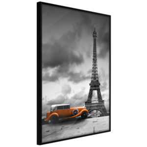 Artgeist Plakat Med Ramme - Under The Eiffel Tower Sort 20X30 -> Køb online nu