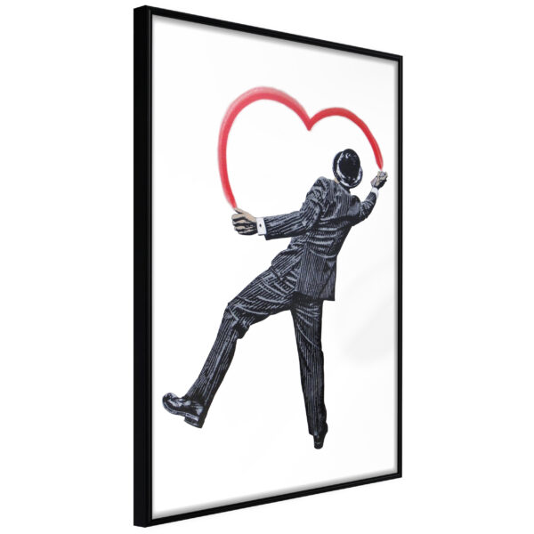 ARTGEIST Plakat med ramme - Vandal Heart Sort 20x30