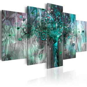 ARTGEIST Tree of the Future II - Abstrakt billede med træ-motiv trykt på lærred - Flere størrelser 100x50