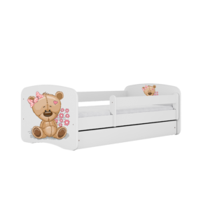 Babydreams juniorseng med bamse og blomster