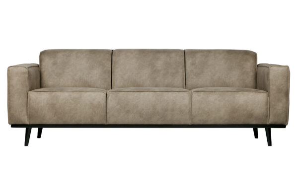 BEPUREHOME Statement 3 pers. sofa - elefant grå/brun stof