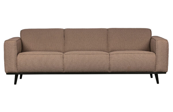 BEPUREHOME Statement 3 pers. sofa - nougat bouclé vævet stof