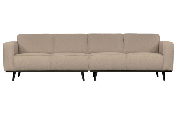 BEPUREHOME Statement 4 pers. sofa - beige bouclé vævet stof