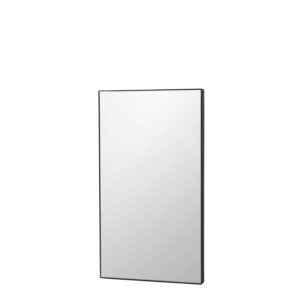 BROSTE COPENHAGEN Complete vægspejl - klar/sort spejlglas/metal