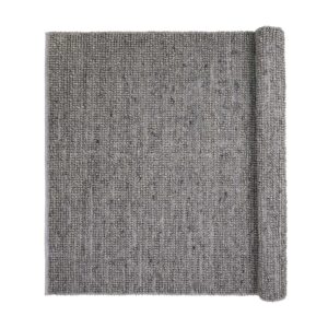BROSTE COPENHAGEN Thomas gulvtæppe - grå uld/viscose