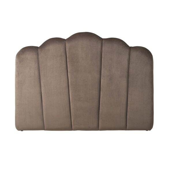 Cozy Living Monroe Sengegavl - Taupe Polyester Fløjl (130X180) -> Køb online i dag