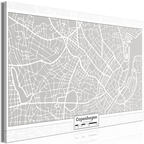 Danmarkskort Billede - Capital of danmark (1 Part) bred 90x60