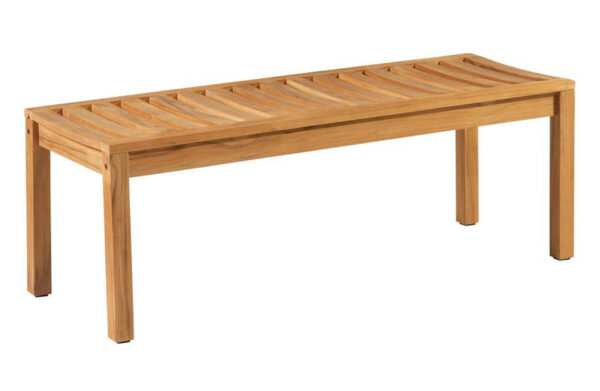 Exotan Comfort 2-Pers. Tennisbænk Til Haven - Teak (123X57) -> Se priser