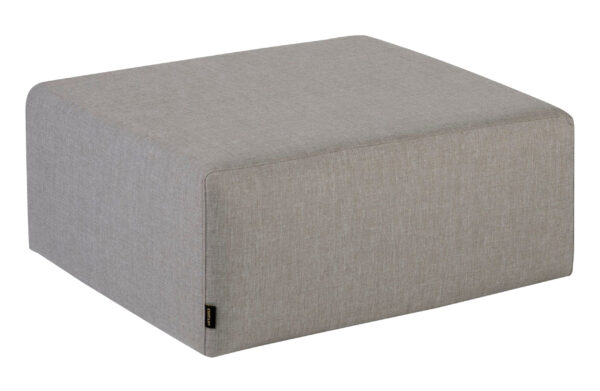 EXOTAN Kubbano skammel lounge element til haven - taupe stof (74x74)