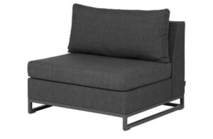 Exotan Rhodos Midtermodul Til Havesofa - Sort Stof Og Aluminium -> Ekstraordinær service