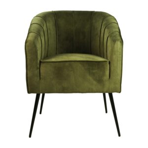 HSM COLLECTION Dining chair Chester - 60x63x83 - Olive green - Adore 16
