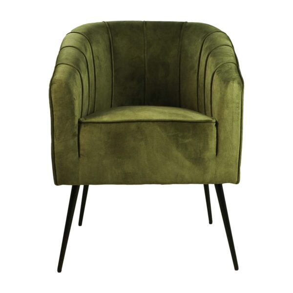 HSM COLLECTION Dining chair Chester - 60x63x83 - Olive green - Adore 16
