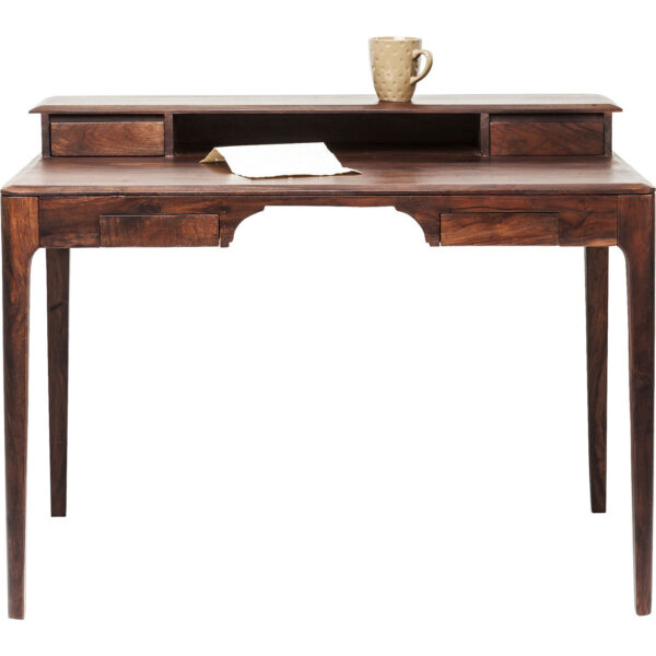 KARE DESIGN Brooklyn Walnut skrivebord - valnøddebrunt sheesham/palisancer