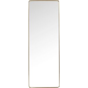 KARE DESIGN Curve Rectangular Brass spejl - spejlglas og messingbelagt ramme