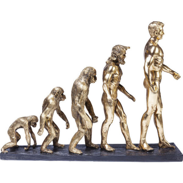 Kare Design Evolution Figur - Guld Polyresin (H:42