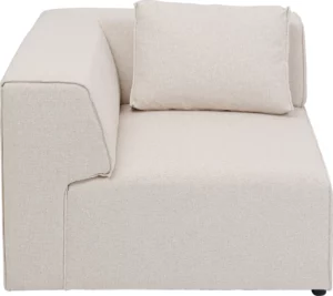 KARE DESIGN Infinity Corner Elements Cream Right modul - creme polyester og polypropylen