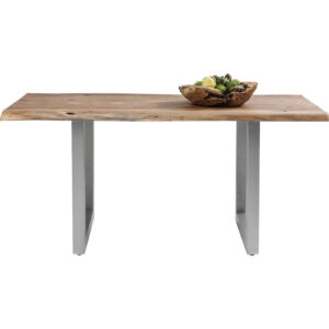 KARE DESIGN Pure Nature spisebord - natur akacietræ/grå stål