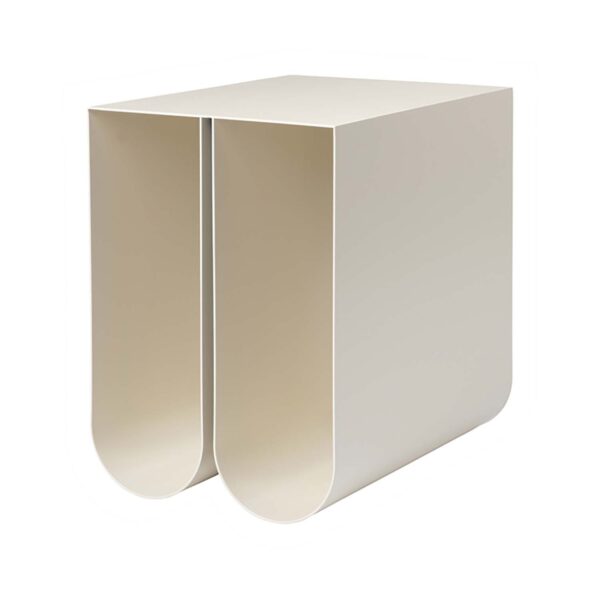 KRISTINA DAM STUDIO Curved sidebord - beige stål (35