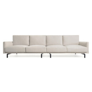 LAFORMA Galene 4 pers. sofa - beige genbrugsfibre og jern