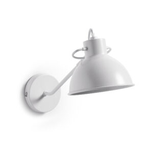 Laforma Offelis Væglampe - Hvid Stål -> Eksklusive tilbud