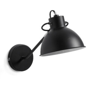 Laforma Offelis Væglampe - Sort Stål -> Kæmpe udvalg af produkter