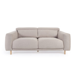 LAFORMA Singa 3 pers. sofa - beige stof og natur bøgetræ