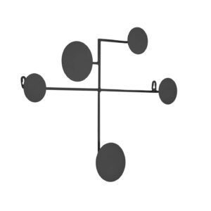 LAFORMA Vianela vægdekoration - sort jern (52x40)