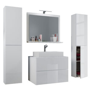 Lendas M badeværelsesmøbelsæt - spejlglas