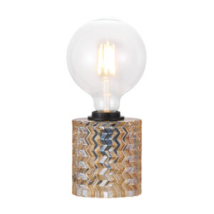 NORDLUX Hollywood bordlampe - ravfarvet glas