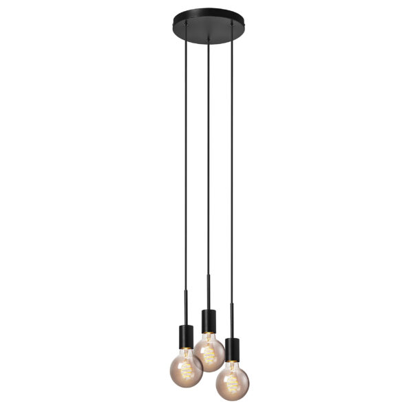 NORDLUX Paco 3-Spot loftlampe - sort metal