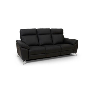 Selesta 3 pers. sofa - sort læder
