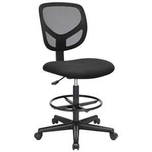 SONGMICS Mesh Drafting Taburet Chair