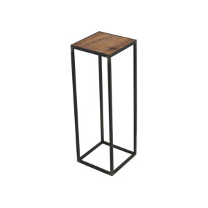 SPINDER DESIGN kvadratisk John Blacksmith sidebord - stål (21x21)
