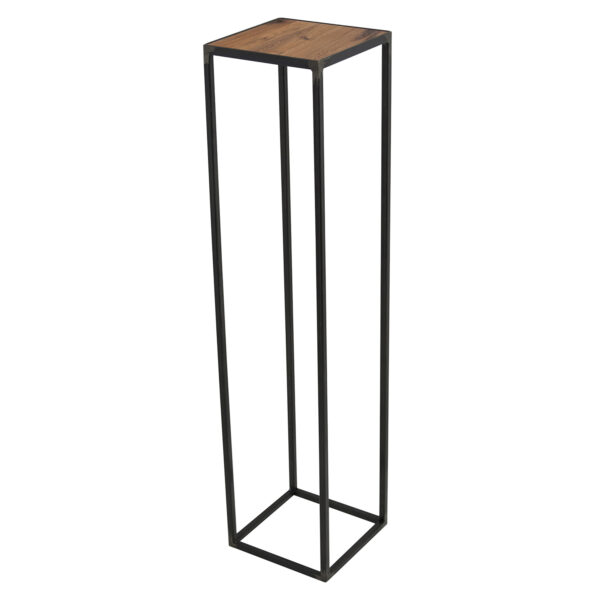 SPINDER DESIGN kvadratisk John Blacksmith sidebord - stål (21x21)