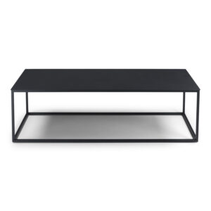 SPINDER DESIGN Store sofabord - sort stål (120x40)