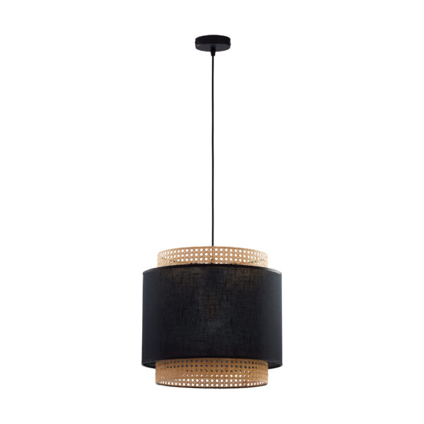 Tk Boho Loftlampe - Natur Rattan Og Sort Stof -> Gennemse vores lagerbeholdning