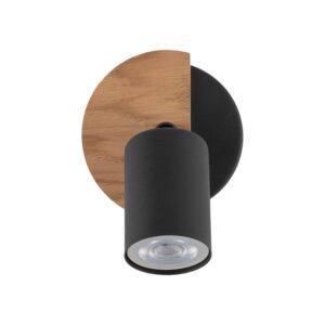Tk Cover Loftlampe - Valnøddefarvet Træ Og Sort Stål -> Køb online nu