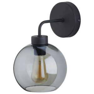 Tk Cubus Væglampe - Klar Glas Og Sort Metal -> Særlige tilbud til rådighed