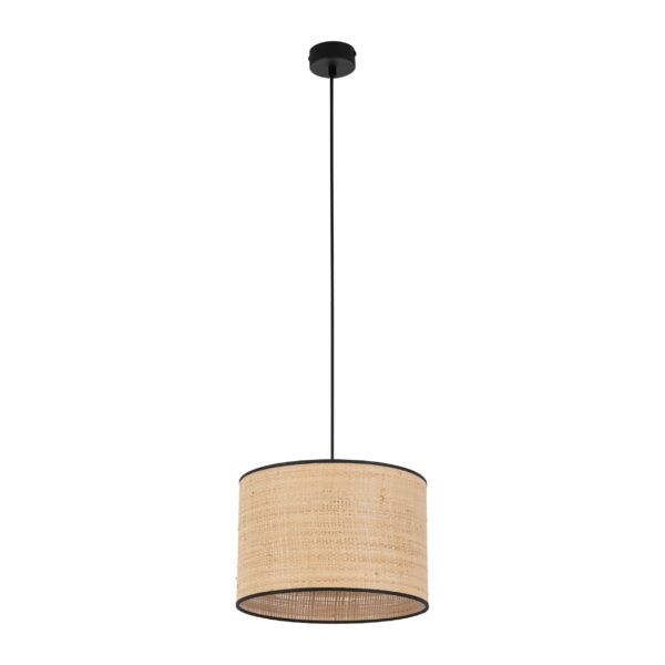 Tk Liberia Loftlampe 300 - Natur Flet Og Sort Metal -> Se vores sortiment online