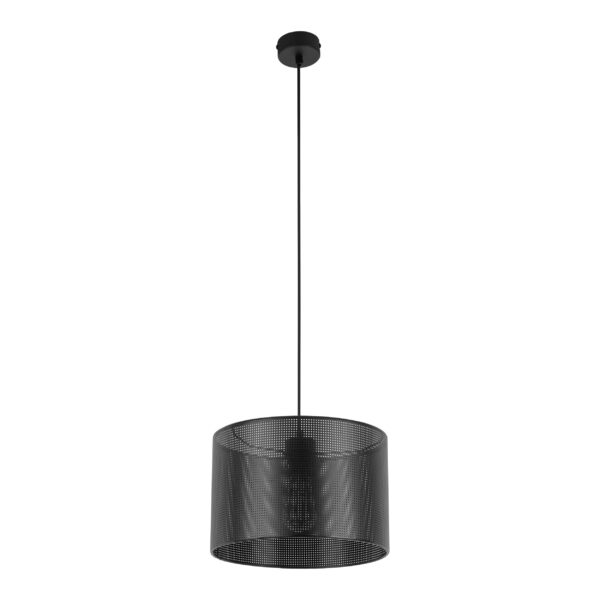 Tk Moreno Loftlampe 300 - Sort Stof Og Sort Metal -> God service