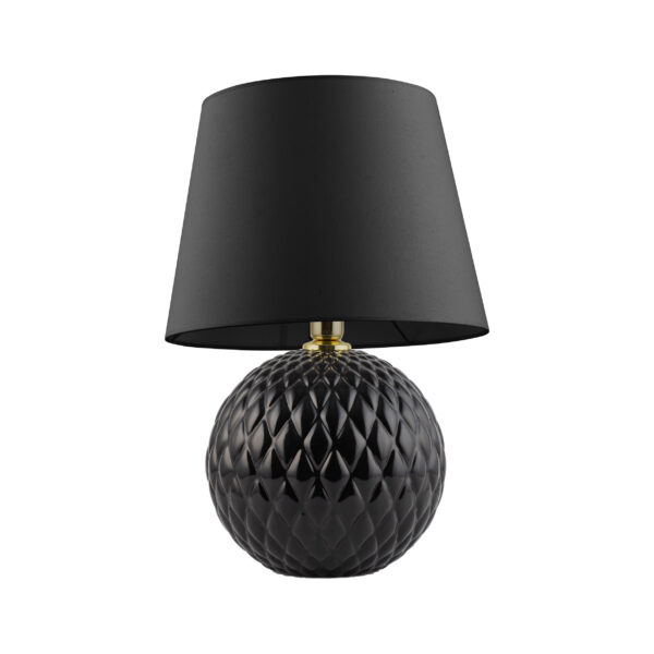 Tk Santana Bordlampe - Sort Stof Og Sort Glas -> Overkommelige priser