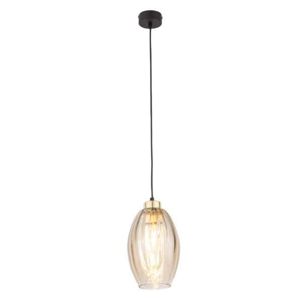 Tk Sebo Loftlampe - Glas Og Sort Metal -> Fair priser