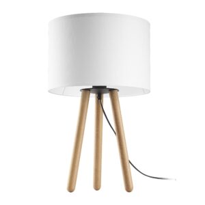 Tk Tokyo Bordlampe - Hvid Stof Og Antik Fyrretræ -> Produkter af høj kvalitet
