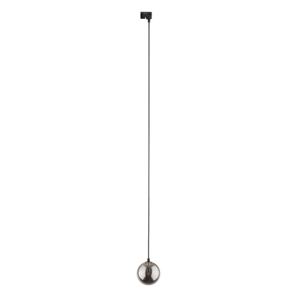 TK Tracer loftlampe - grafit glas og sort metal